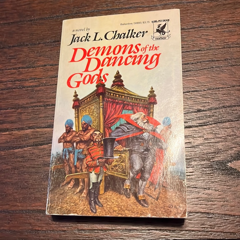 $3 Add-On Fantasy Novel Demons of the Dancing Gods Jack L Chalker Fiction Book
